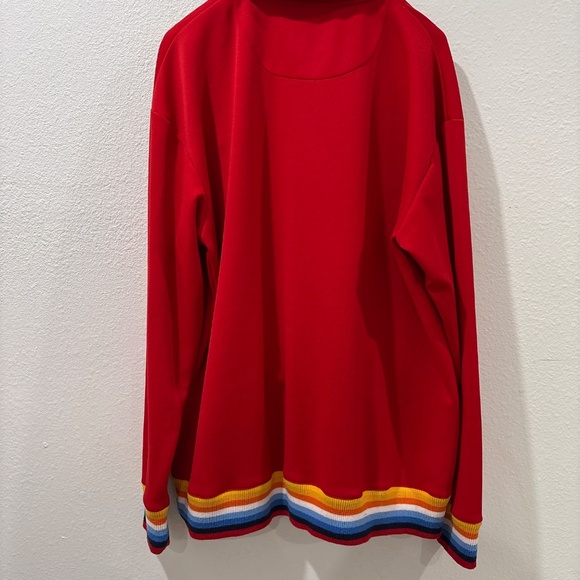 Vintage Enyce Full Zip Jacket Red with Rainbow Size XXL - Picture 5 of 5
